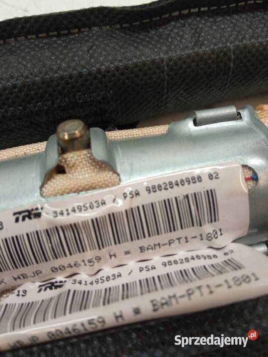 KURTYNA POWIETRZNA AIRBAG PRAWA 9802840980