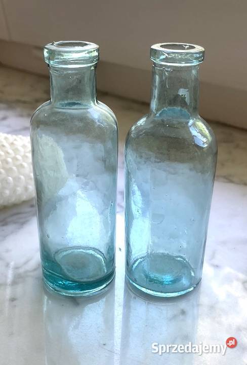 Buteleczki retro komplet 3 Porcelana i szkło Warszawa