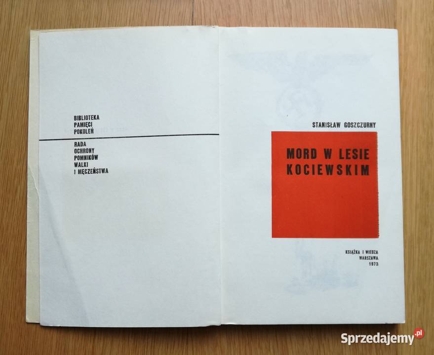 Mord w Lesie Kociewskim Stanisław Goszczurny Warszawa