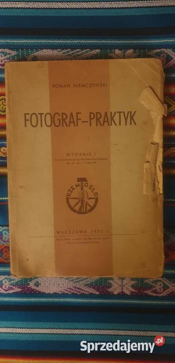 Fotografpraktyk 1950 r Roman Niemczyński Rok wydania 1950 Kultura i Rozrywka Łódź sprzedam
