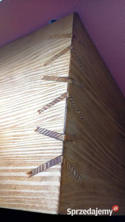 Regał na płyty kompaktowe CDDVD półka sosna Szafy, regały, półki Radków