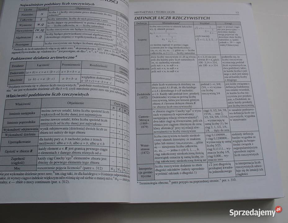 Tablice matematyczne Praca zbiorowa red Witold Łódź sprzedam
