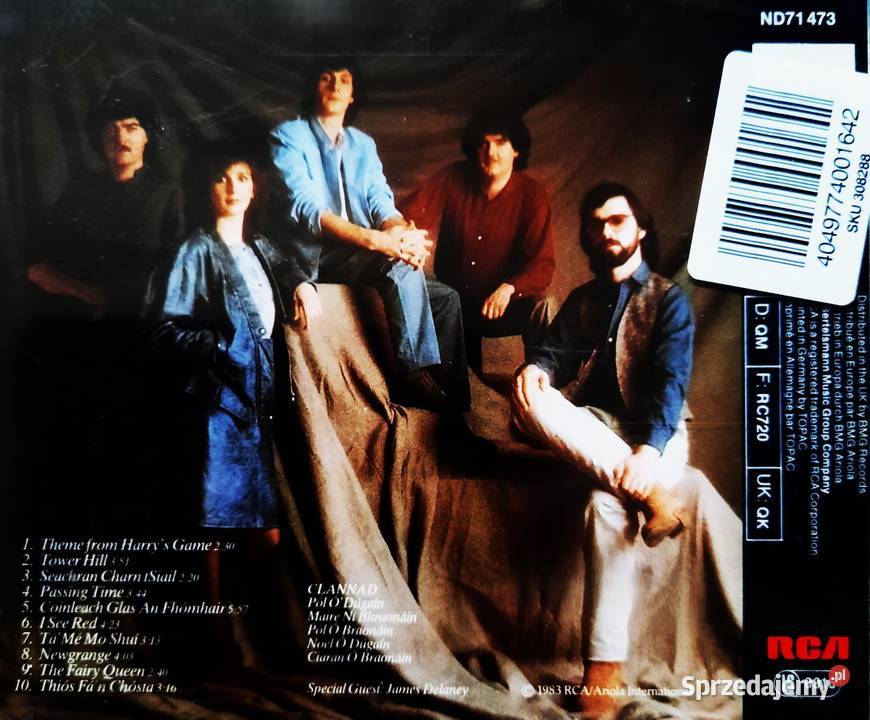 CD Nowy Wspaniały Album CD Zespołu CLANNAD Wrocław