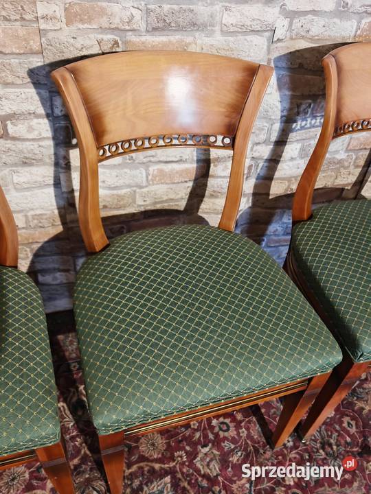 4 stylowe drewniane krzesla Sandomierz