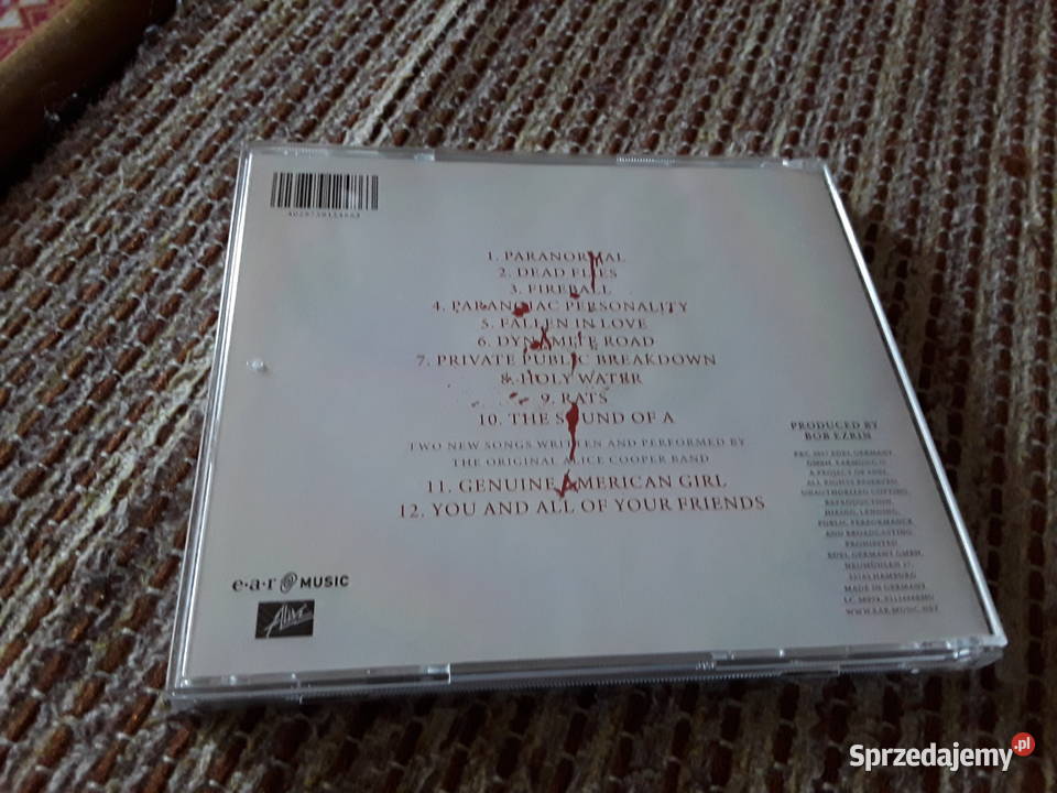Cd Alice Cooper Paranormal 1 płyta Płyty i kasety małopolskie Grybów