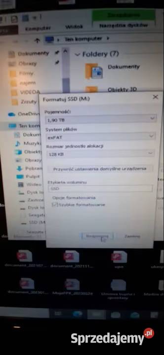 Dysk twardy 2TB szybki zewnętrzny Pojemność 2000 Świdnica