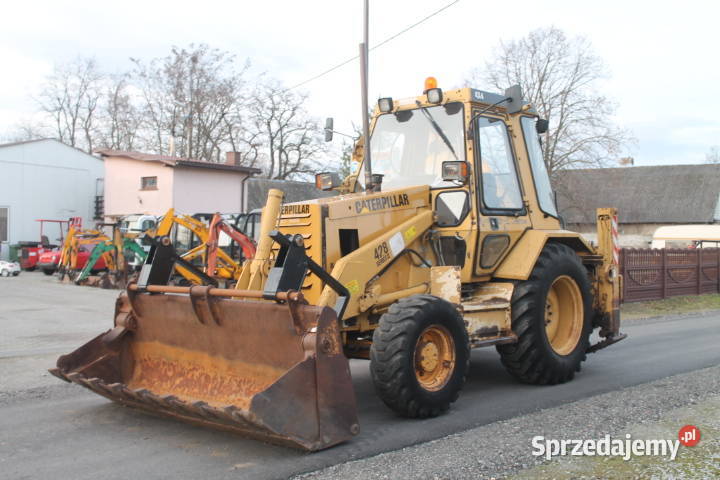 Koparkoładowarka CAT 428 II 428B Volvo JCB Case Złoczew sprzedam