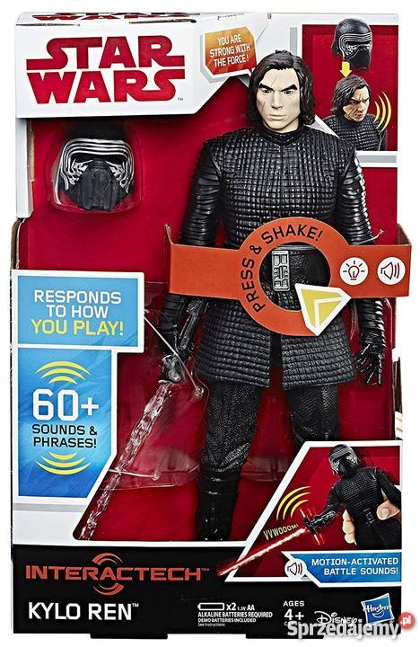 Figurka Interaktywna Kylo Ren 60 Efektów Dźwięk Mogilany