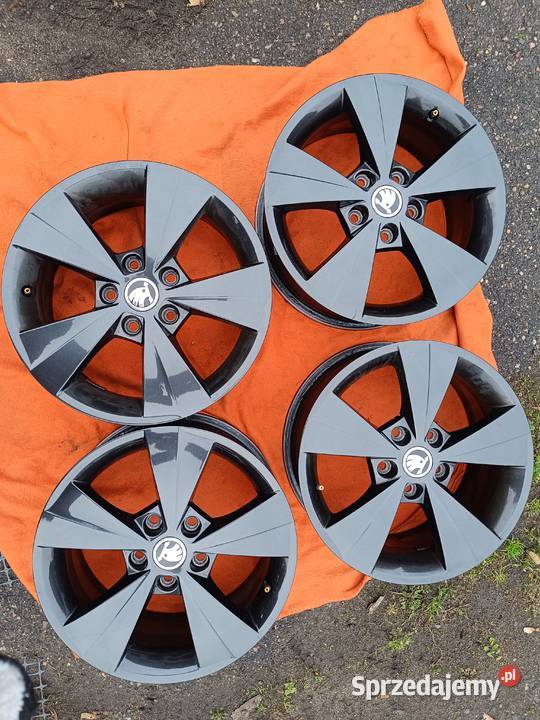 Komplet felg oryginalne skoda 16 Gorzów Wielkopolski