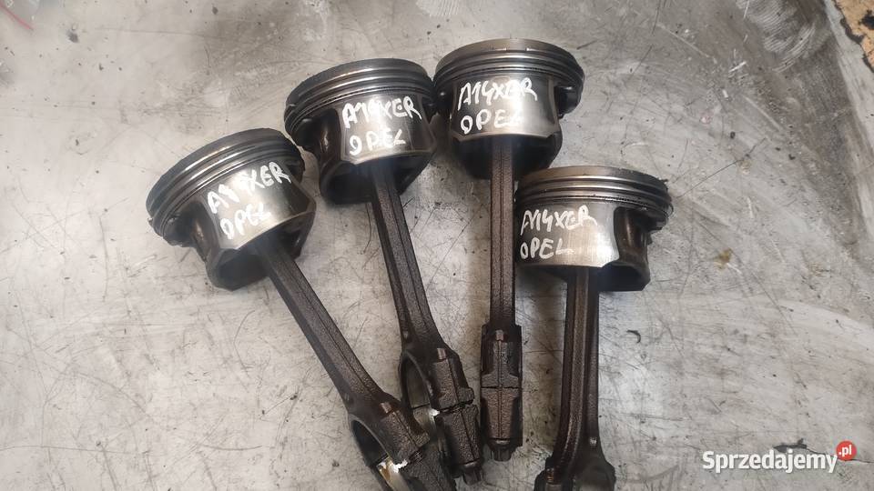 OPEL ASTRA CORSA MERIVA 14 16V A14XER tłok Kielce sprzedam