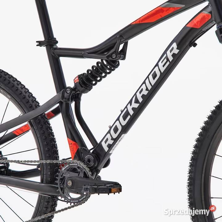 Rower MTB ROCKRIDER ST 530 S RR BLACK RED M śląskie Piekary Śląskie