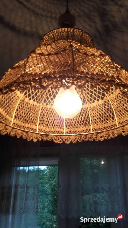 ABAŻUR NA LAMPĘ STOJĄCĄ WISZĄCĄ rękodzieło Piła