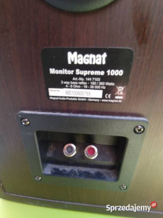 Kolumny magnat monitor supreme 1000 Ostrołęka