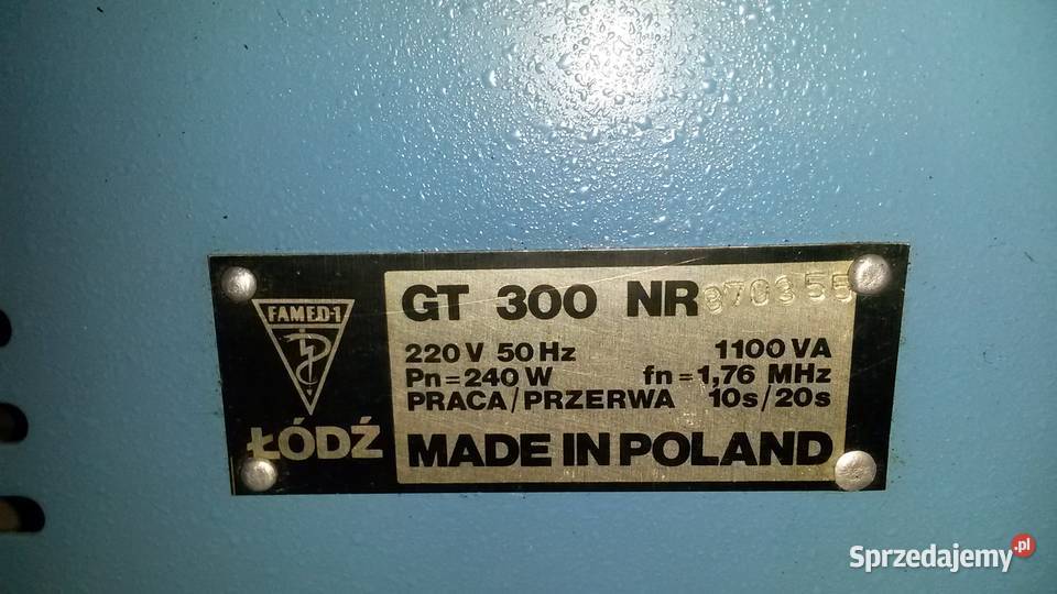 Diatermia FAMED LANCETRON GT300 Poznań