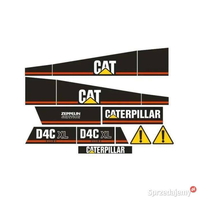 Naklejki Oklejenie CAT D4C XL Zamiennik Janików