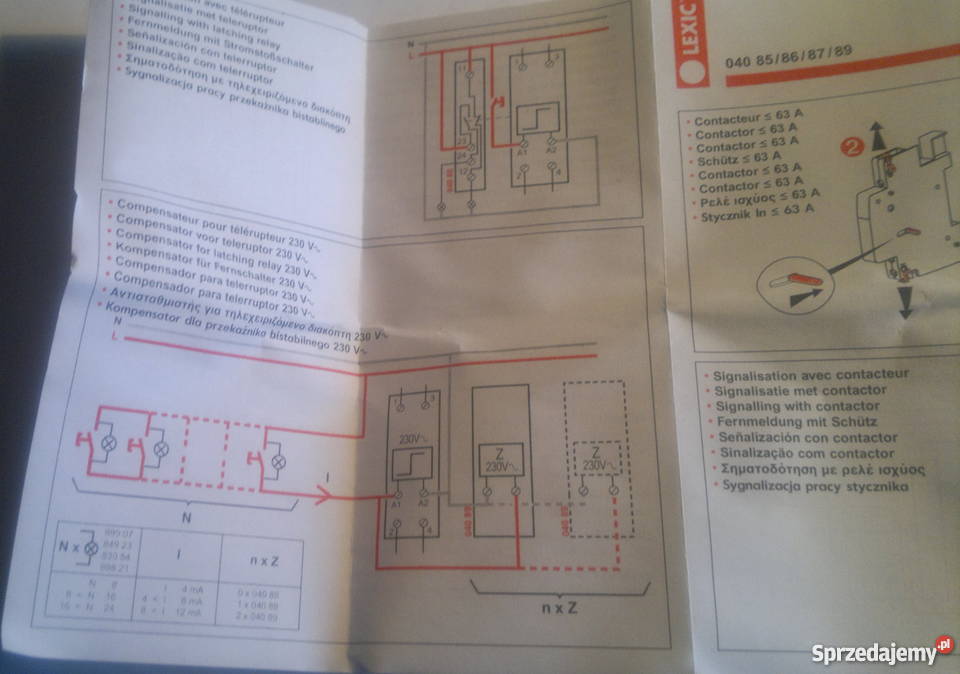 Styk pomocniczy Legrand 040 85 lexic 250V 5A Dąbrowa Górnicza sprzedam