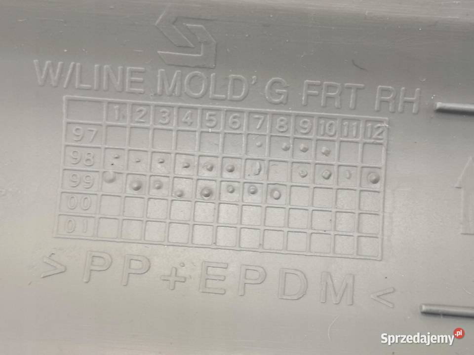 LISTWA DRZWI PRAWY PRZÓD HYUNDAI ELANTRA osobowe