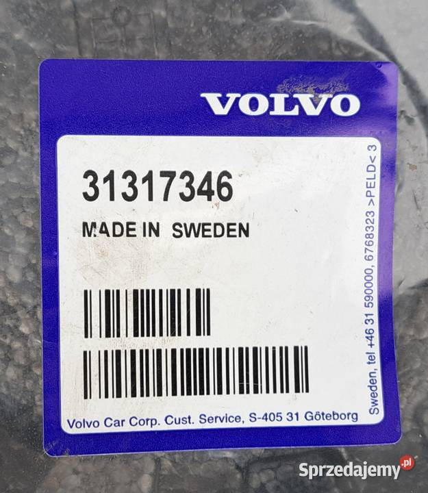 Wkład bagażnika styropian Volvo XC60 V70 III S80 Pozostałe