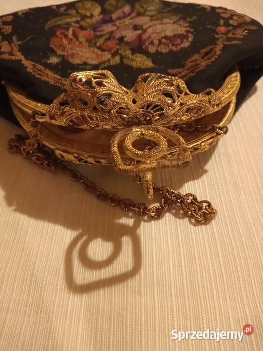 Stara haftowana torebka damska do ręki lubuskie Żagań