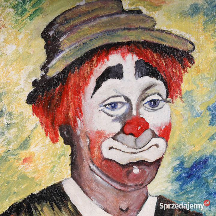 ARTexpert Obraz na płycie portret klamun Dobrzany
