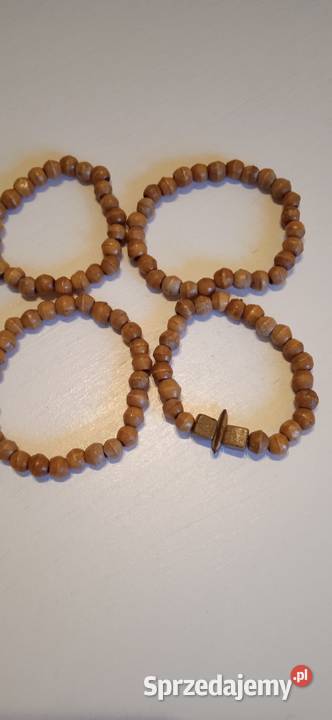 BRANSOLETKI Z NATURALNEGO DREWNA Z AMERYKI wielkopolskie