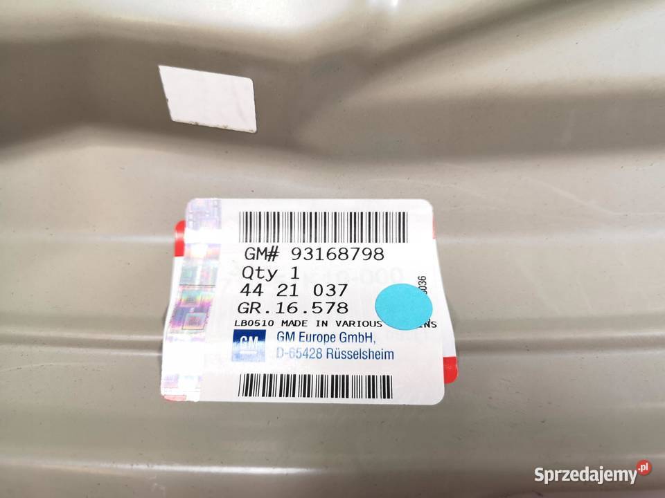 PODSZYBIE PAS PRZEDNI GÓRNY OPEL AGILA A 0007 osobowe