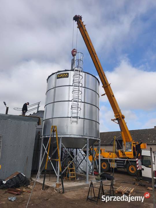 Dwa silosy duża pojemność 150 ton wyprzedaż Poznań