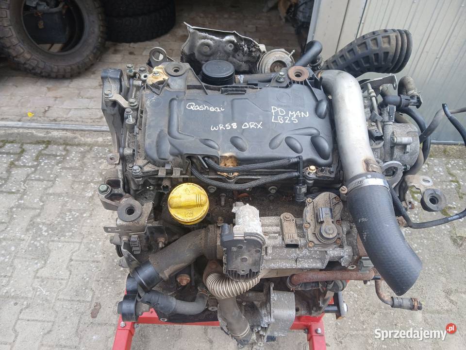 Silnik nissan qashqai 20 Dci m9rg832 uszkodzony osobowe Skwierzyna