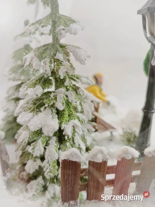 Bombka 3d zimowy krajobraz śr15 dekoracja Trzebnica