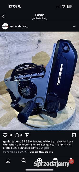 Silnik elektryczny do Simson SR2 SR1 mazowieckie Legionowo