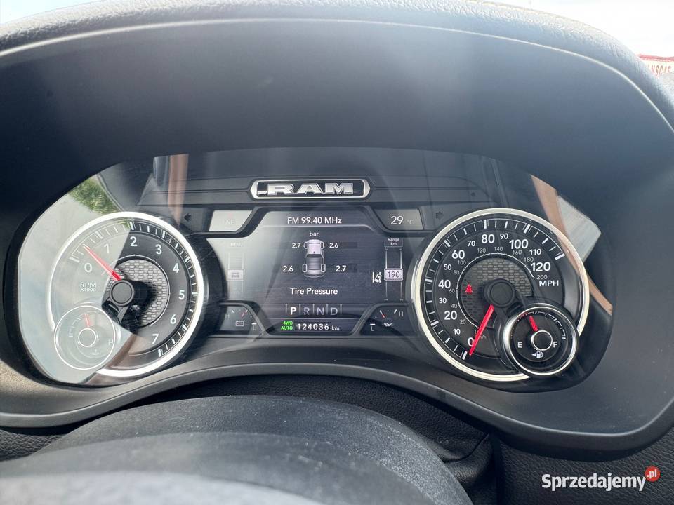 Dodge Ram PickUp 57 Benzyna 4x4 400 2019r wielkopolskie Kąkolewo