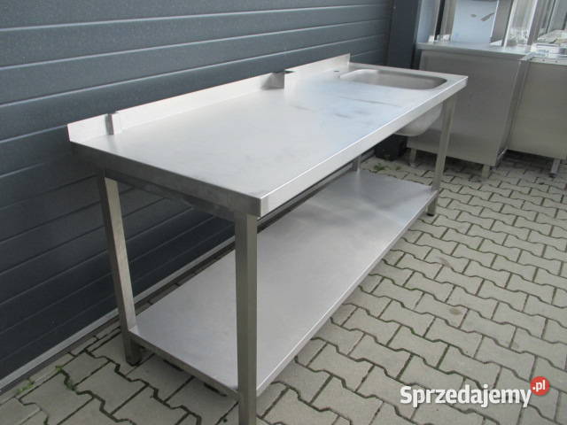 Zlew Gastronomiczny Z Półką Stół Komora Prawej Ostrów Wielkopolski