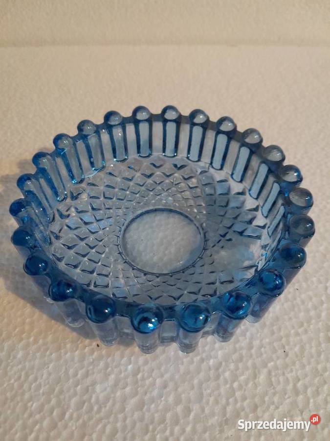Stara niebieska miseczka HSG Ząbkowice PRL retro Dąbrowa Górnicza