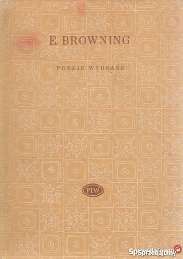POEZJE WYBRANE BROWNING ELIZABETH mazowieckie Płock