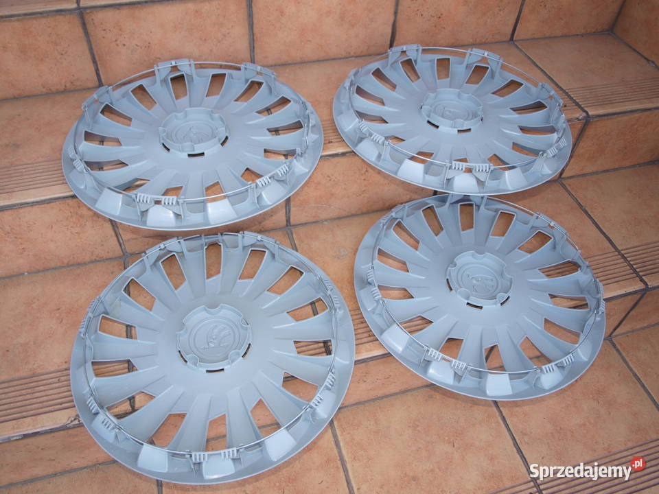 Skoda kołpaki 16 oryginalne komplet 4 sztuki wielkopolskie Kalisz