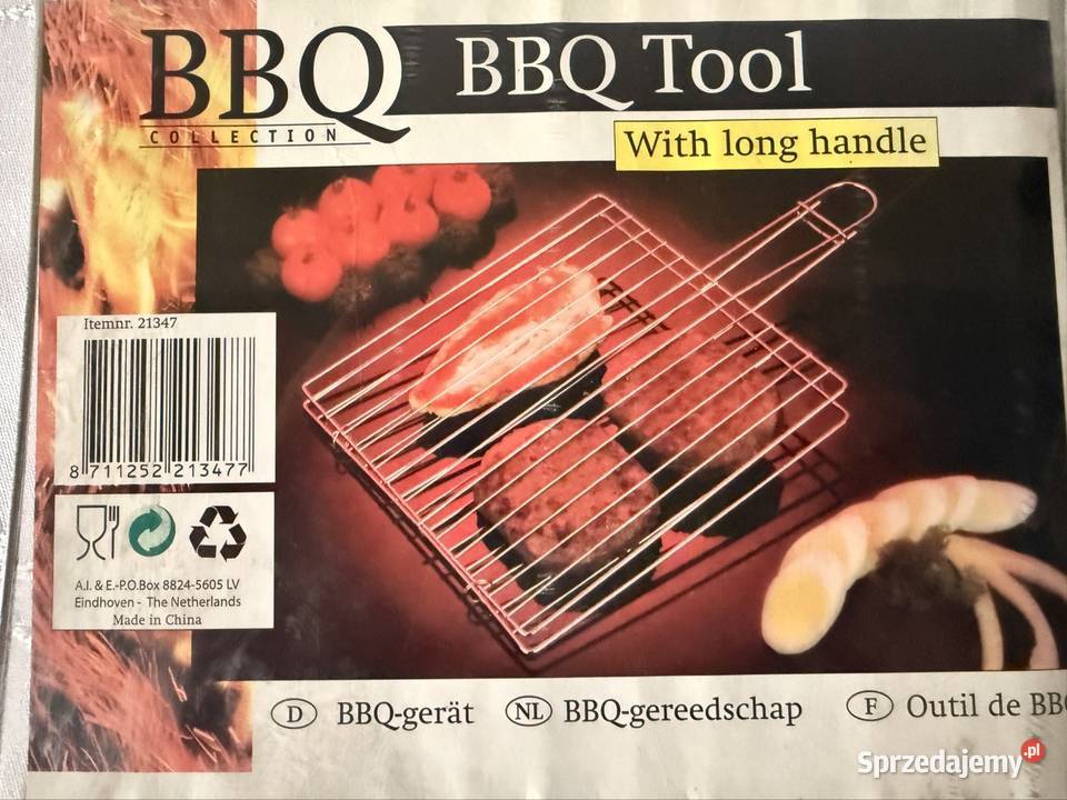 Ruszt grillowy BBQ składany z rączką stalowy śląskie Czerwionka-Leszczyny sprzedam