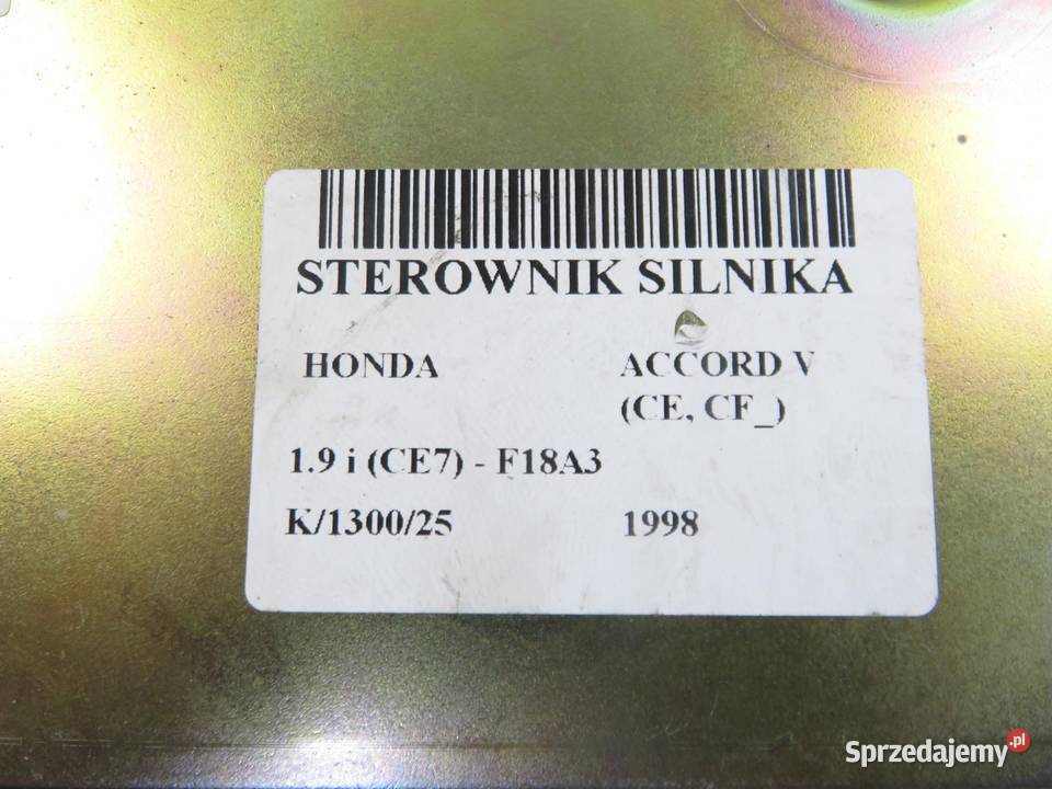 STEROWNIK HONDA ACCORD V 37820P5RG31