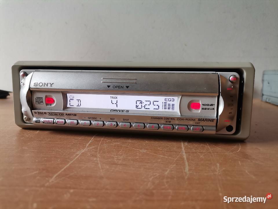 Radia samochodowe Alpine MDA7755R Sony marine dolnośląskie Złoty Stok