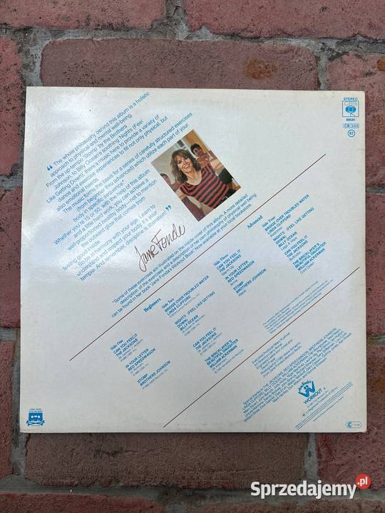 Jane Fondas Workout Record LP UK Ex aerobik na wielkopolskie Poznań