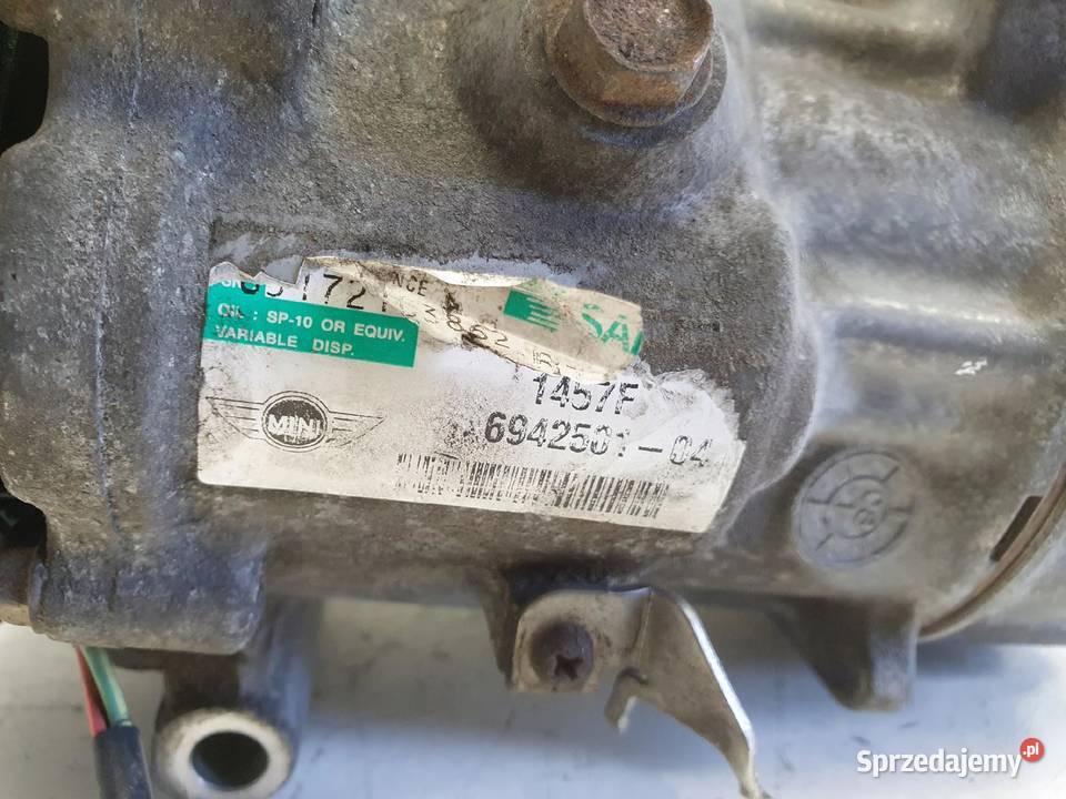 SPRĘŻARKA KLIMATYZACJI Mini Cooper R56 16 16V osobowe