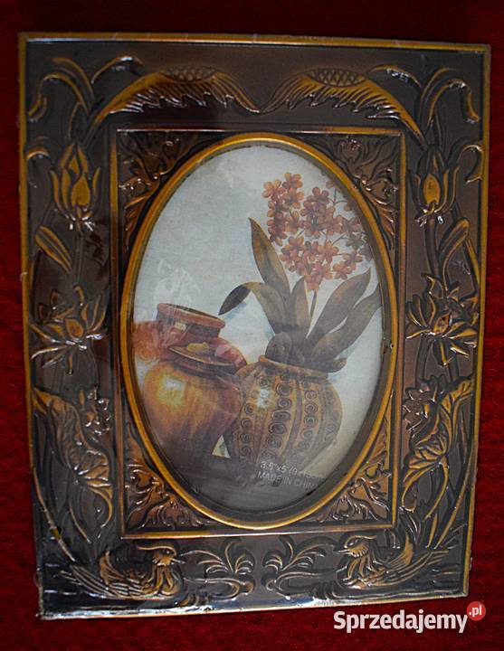 Trzy ramki do zdjęć w stylu przedwojennego retro Ramki i ramy Chełmno