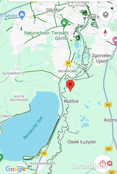 Działka budowlana uzbrojona granicy Koźlice gm Sprzedaż