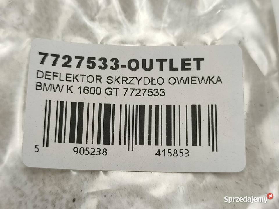 DEFLEKTOR OWIEWKA LEWA BMW K 1600 GT K48