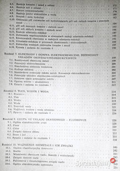 Chemia ogólna nieorganiczna Tadeusz Drapała lubelskie Chełm