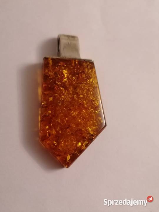 Zawieszka Bursztyn 925 Białystok sprzedam
