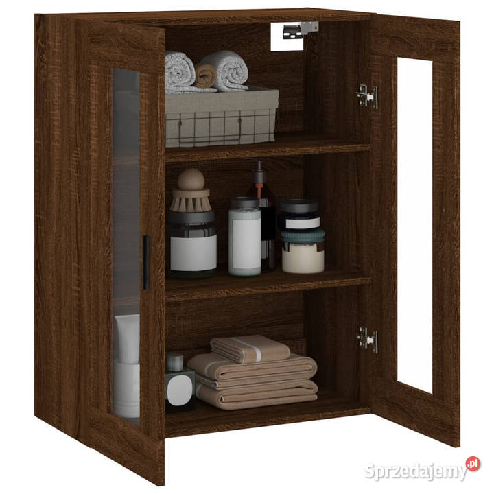 Szafka wisząca brązowy dąb 695x34x90 WM828499 Warszawa