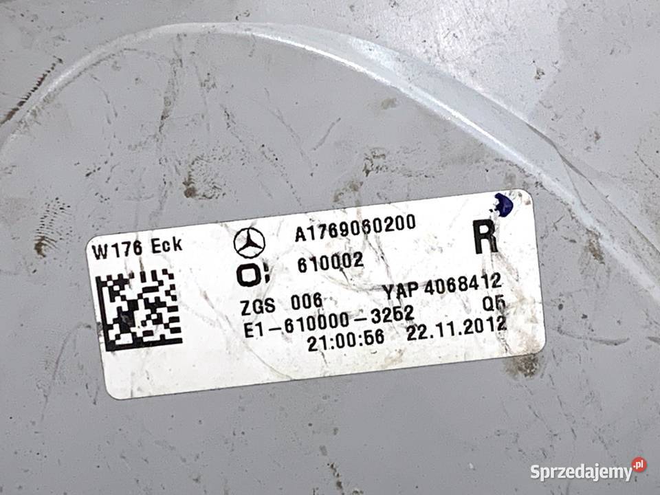 LAMPA PRAWY TYŁ MERCEDES W176 A1769060200