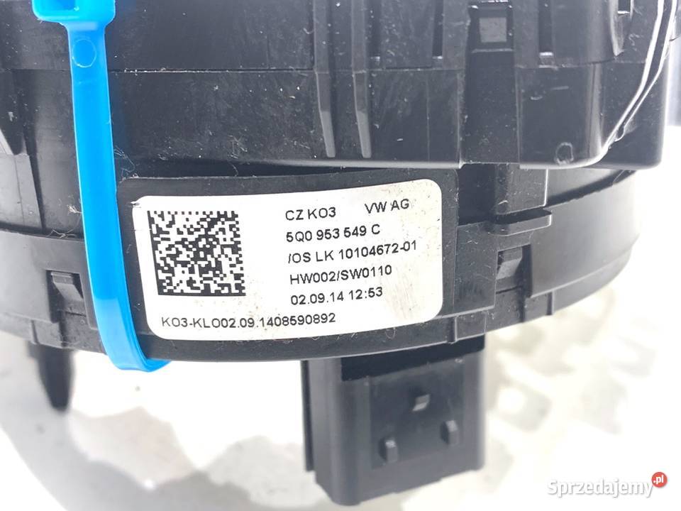 TAŚMA AIRBAG AUDI A3 8V 5Q0953549C SedanLimuzyna