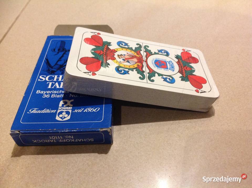 Gra Karciana Skat Karty do Gry w Skata SCHAFKOPF Kultura i Rozrywka Nowa Sól