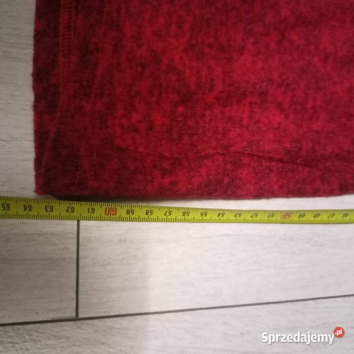 Bordowa sukienka sweterkowa MINI z odkrytymi Weronikopole sprzedam